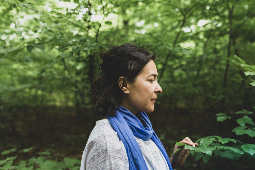 Eva Martín Cueva en el Grunewald de Berlín